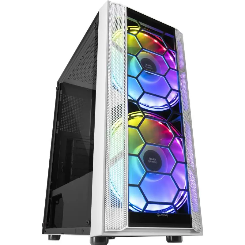 Mars Gaming MC500 Cristal Templado USB 3.0 Blanca