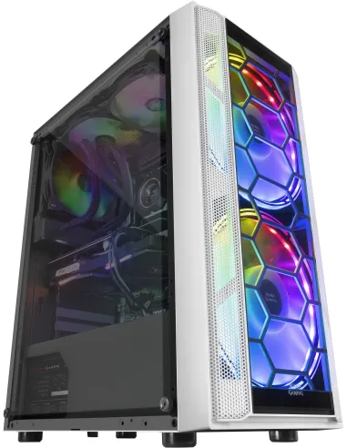 Mars Gaming MC500 Cristal Templado USB 3.0 Blanca