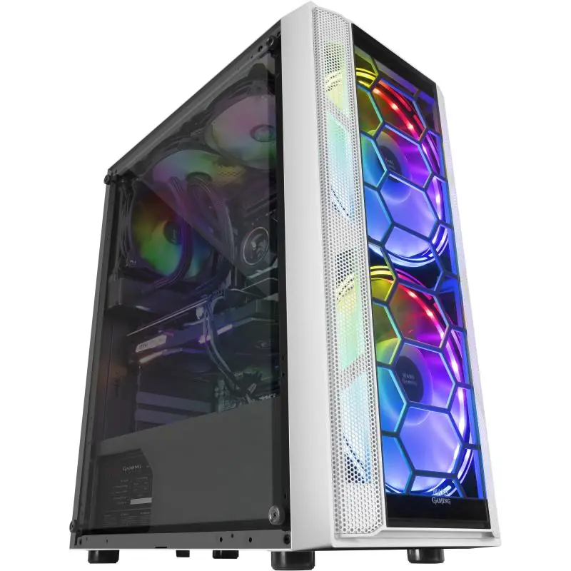 Mars Gaming MC500 Cristal Templado USB 3.0 Blanca