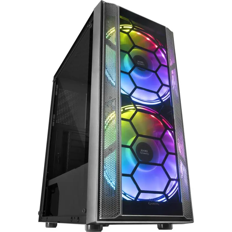 Mars Gaming MC500 Cristal Templado USB 3.0 Negra