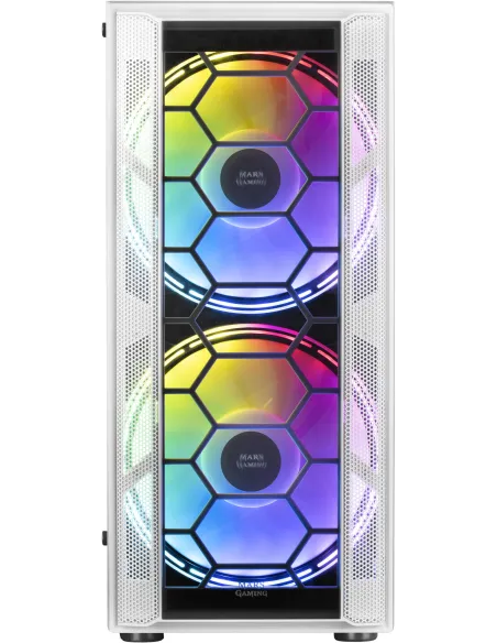 Mars Gaming MC500 Cristal Templado USB 3.0 Blanca