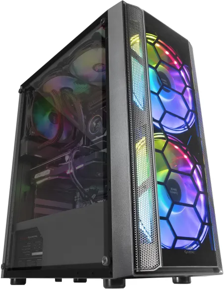 Mars Gaming MC500 Cristal Templado USB 3.0 Negra
