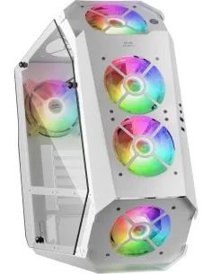 Mars Gaming MC51 Cristal Templado USB 3.0 Blanca