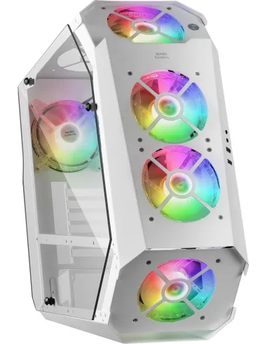 Mars Gaming MC51 Cristal Templado USB 3.0 Blanca