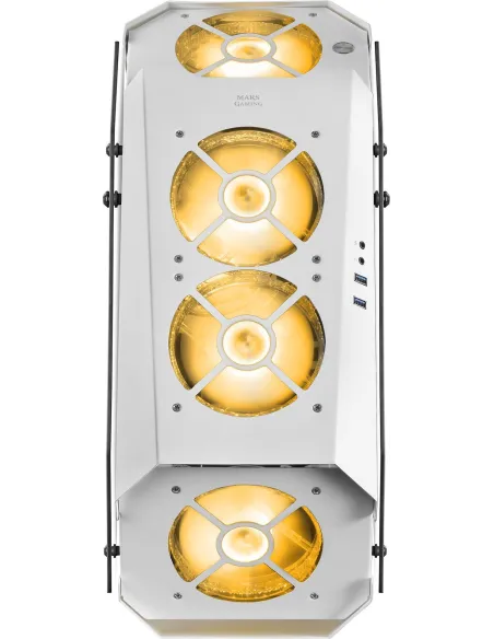 Mars Gaming MC51 Cristal Templado USB 3.0 Blanca