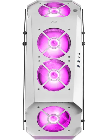 Mars Gaming MC51 Cristal Templado USB 3.0 Blanca