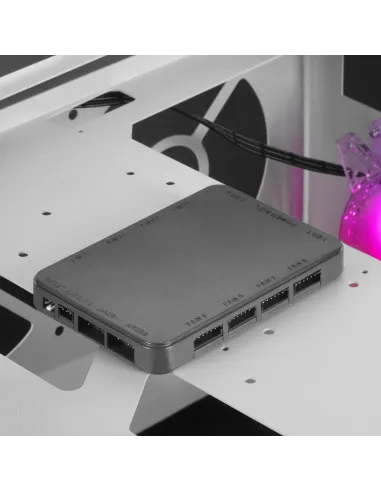 Mars Gaming MC51 Cristal Templado USB 3.0 Blanca