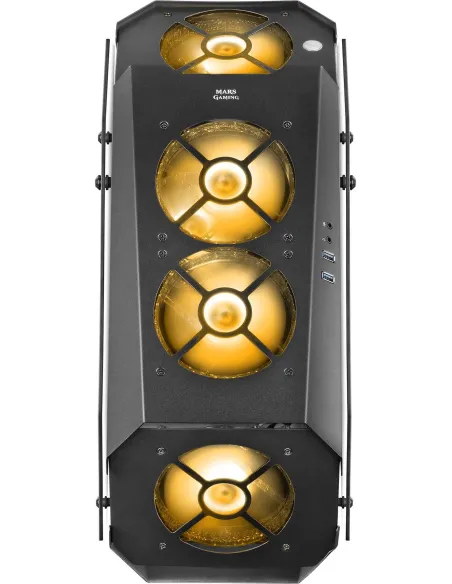 Mars Gaming MC51 Cristal Templado USB 3.0 Negra