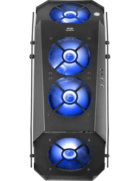 Mars Gaming MC51 Cristal Templado USB 3.0 Negra