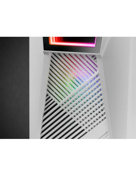 Mars Gaming MC777 Infinity Mirror Cristal Templado USB 3.0 aRGB Blanca
