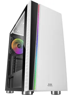 Mars Gaming MC8 Cristal Templado USB 3.1 Blanca