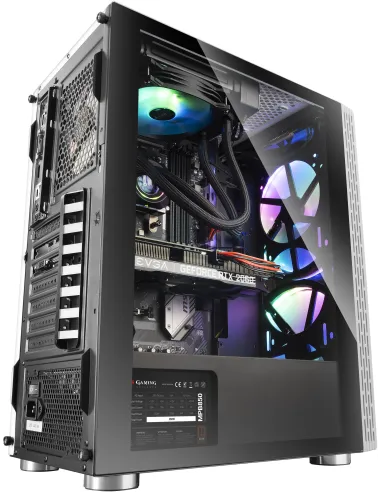 Mars Gaming MC8 Cristal Templado USB 3.1 Blanca