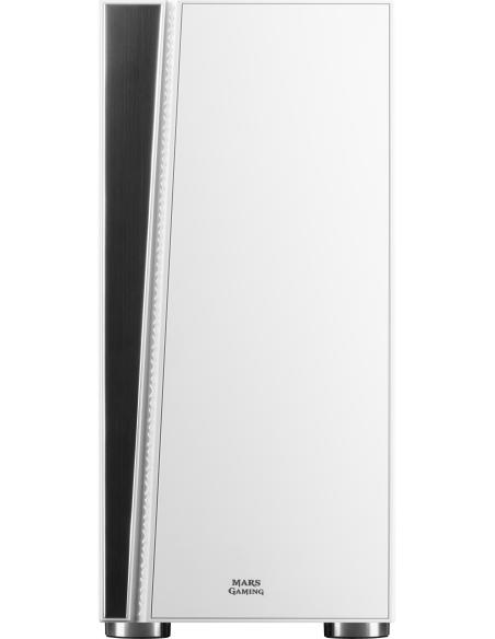Mars Gaming MC8 Cristal Templado USB 3.1 Blanca