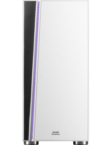Mars Gaming MC8 Cristal Templado USB 3.1 Blanca