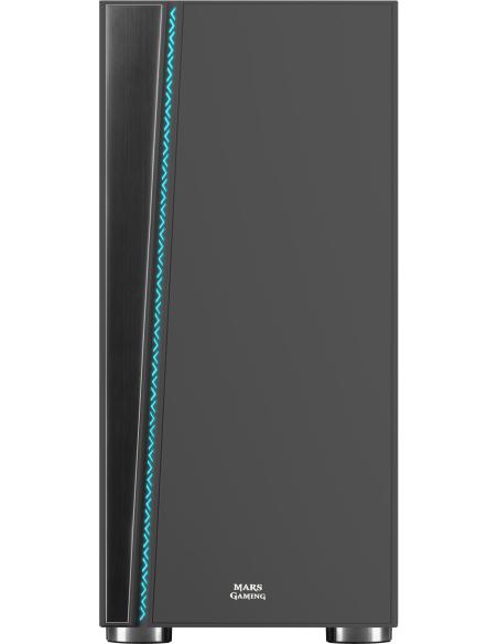 Mars Gaming MC8 Cristal Templado USB 3.1 Negra