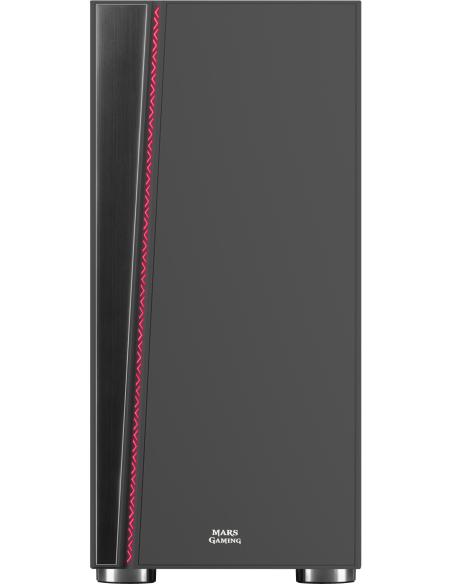 Mars Gaming MC8 Cristal Templado USB 3.1 Negra