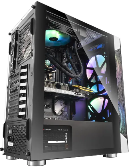 Mars Gaming MC9 Cristal Templado USB 3.0 Blanca