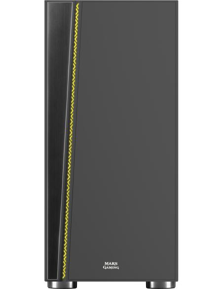 Mars Gaming MC8 Cristal Templado USB 3.1 Negra