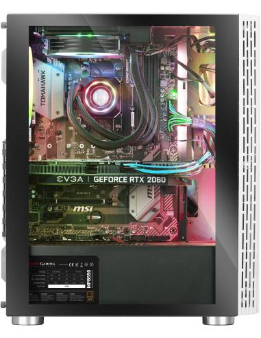 Mars Gaming MC8 Cristal Templado USB 3.1 Blanca