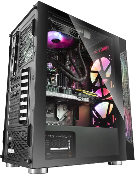 Mars Gaming MC9 Cristal Templado USB 3.0 Negra