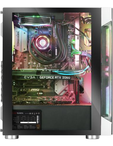 Mars Gaming MC9 Cristal Templado USB 3.0 Blanca