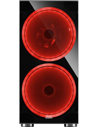 Mars Gaming MC9 Cristal Templado USB 3.0 Negra