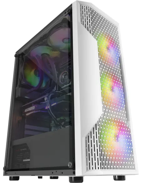 Mars Gaming MCA USB 3.0 con Ventana Blanca