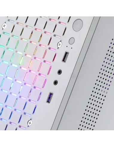 Mars Gaming MCCOREW Minitorre FRGB USB 3.0 con Ventana Blanca