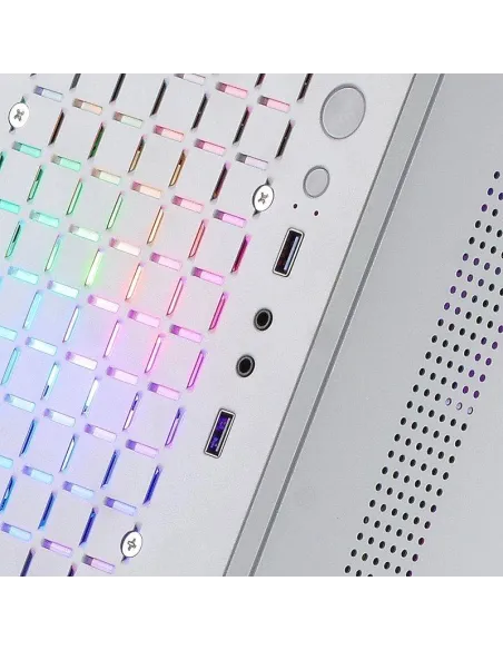 Mars Gaming MCCOREW Minitorre FRGB USB 3.0 con Ventana Blanca