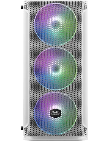 Mars Gaming MCEX Premium Mesh ARGB USB 3.0 Blanca