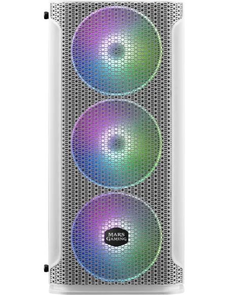 Mars Gaming MCEX Premium Mesh ARGB USB 3.0 Blanca