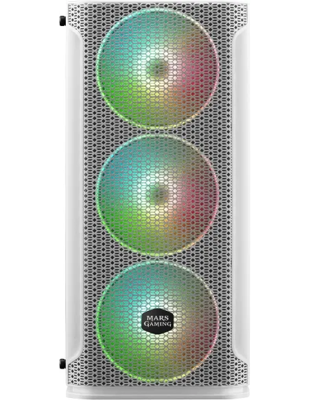 Mars Gaming MCEX Premium Mesh ARGB USB 3.0 Blanca