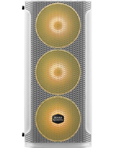 Mars Gaming MCEX Premium Mesh ARGB USB 3.0 Blanca