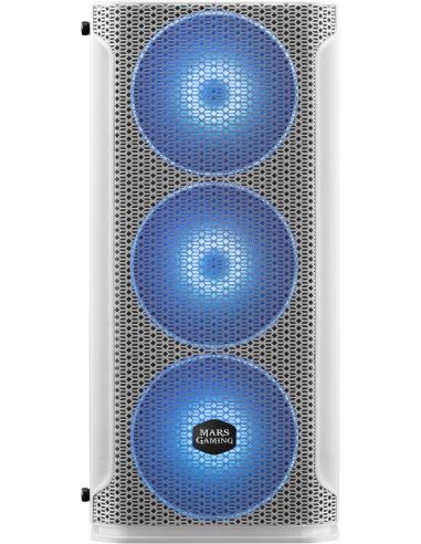 Mars Gaming MCEX Premium Mesh ARGB USB 3.0 Blanca