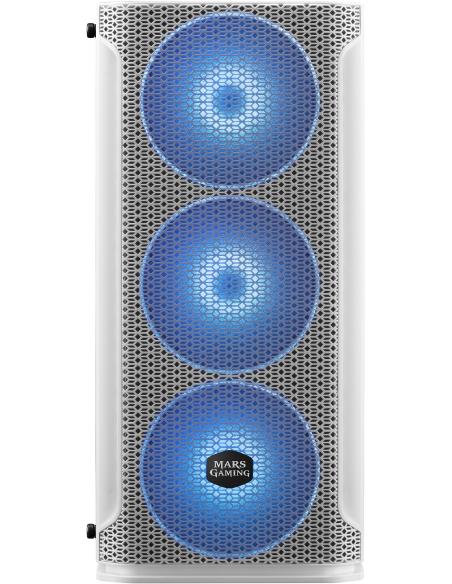Mars Gaming MCEX Premium Mesh ARGB USB 3.0 Blanca