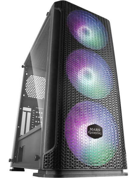 Mars Gaming MCEX Premium Mesh ARGB USB 3.0 Negra