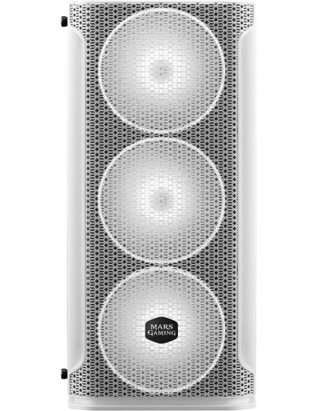 Mars Gaming MCEX Premium Mesh ARGB USB 3.0 Blanca
