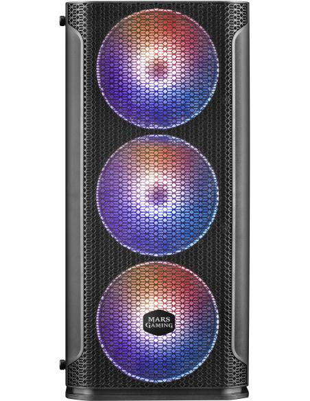 Mars Gaming MCEX Premium Mesh ARGB USB 3.0 Negra