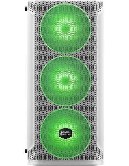 Mars Gaming MCEX Premium Mesh ARGB USB 3.0 Blanca