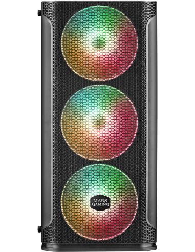 Mars Gaming MCEX Premium Mesh ARGB USB 3.0 Negra
