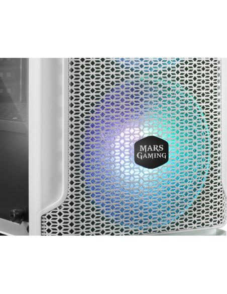 Mars Gaming MCEX Premium Mesh ARGB USB 3.0 Blanca