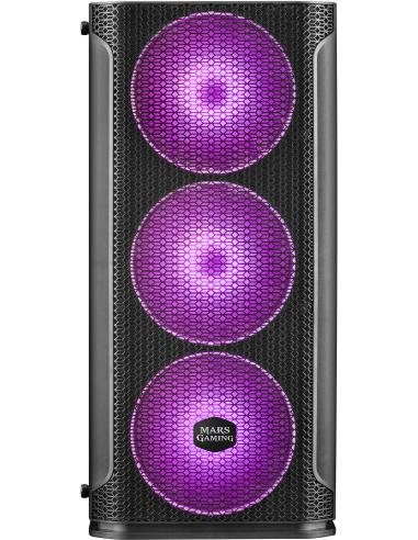 Mars Gaming MCEX Premium Mesh ARGB USB 3.0 Negra