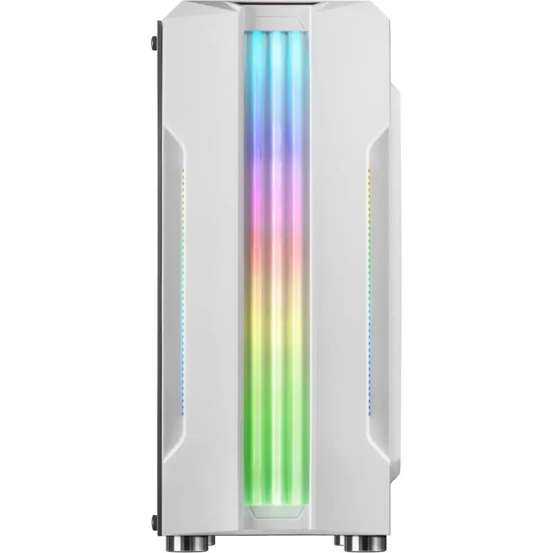 Mars Gaming MCK Cristal Templado RGB USB 3.0 Blanca