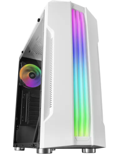 Mars Gaming MCK Cristal Templado RGB USB 3.0 Blanca