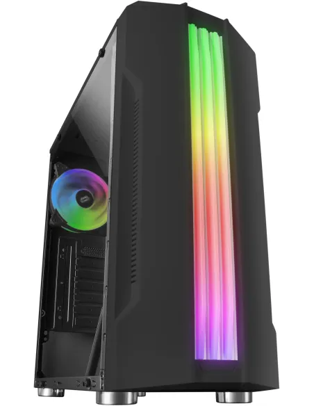 Mars Gaming MCK Cristal Templado RGB USB 3.0 Negra