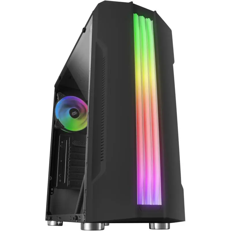 Mars Gaming MCK Cristal Templado RGB USB 3.0 Negra