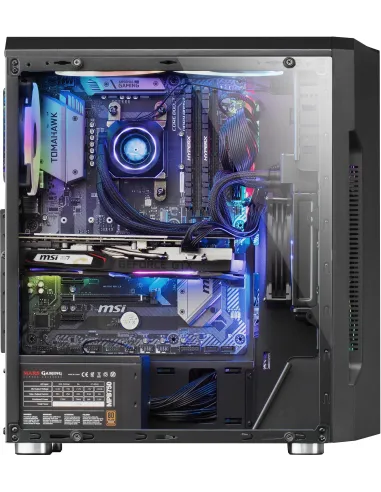 Mars Gaming MCK Cristal Templado RGB USB 3.0 Negra