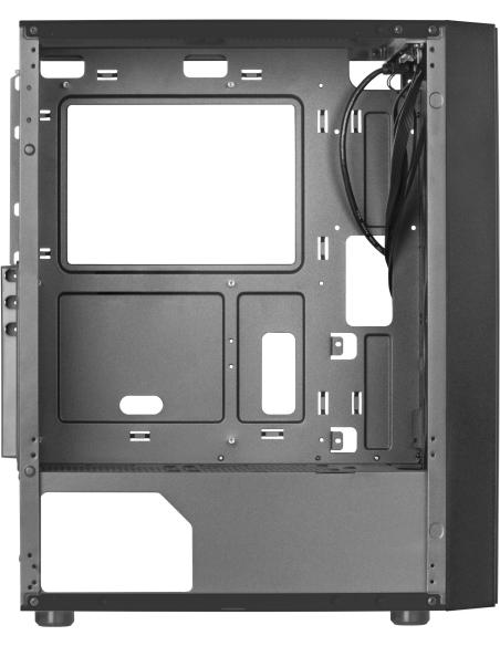 Mars Gaming MCN USB 3.0 con Ventana Negra