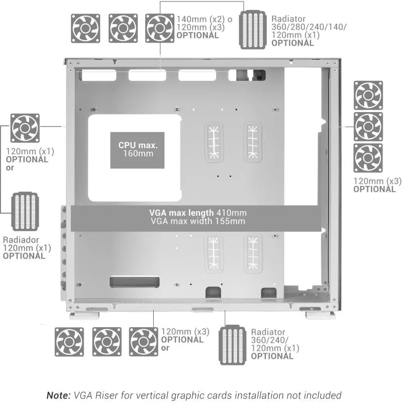 Mars Gaming MCNOVA XXL Aluminium