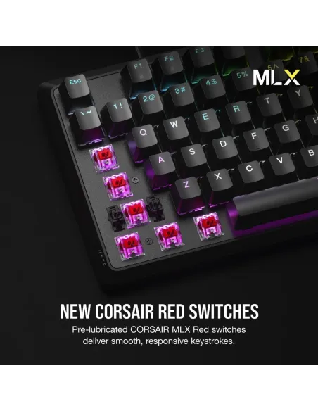 Corsair K70 Core RGB Teclado Mecánico Gaming USB-A MLX Red Negro